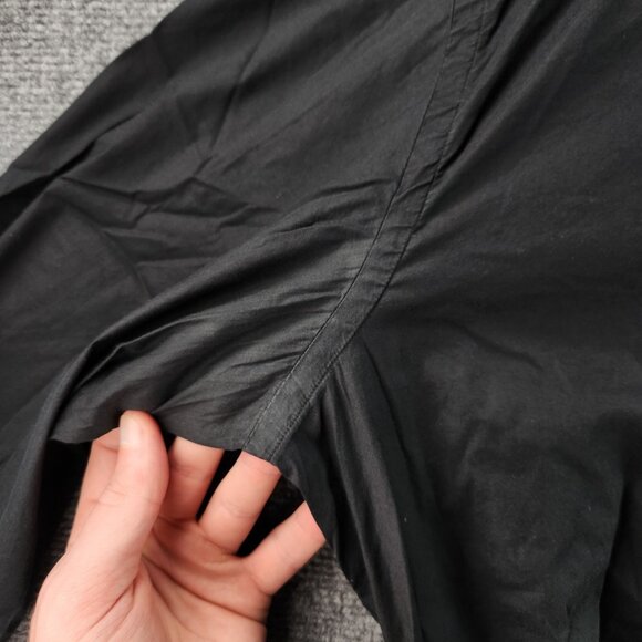 Dolce Gabbana 16 Point Black Solid Men Long Sleeve Button Up Shirt Adult - Picture 12 of 16